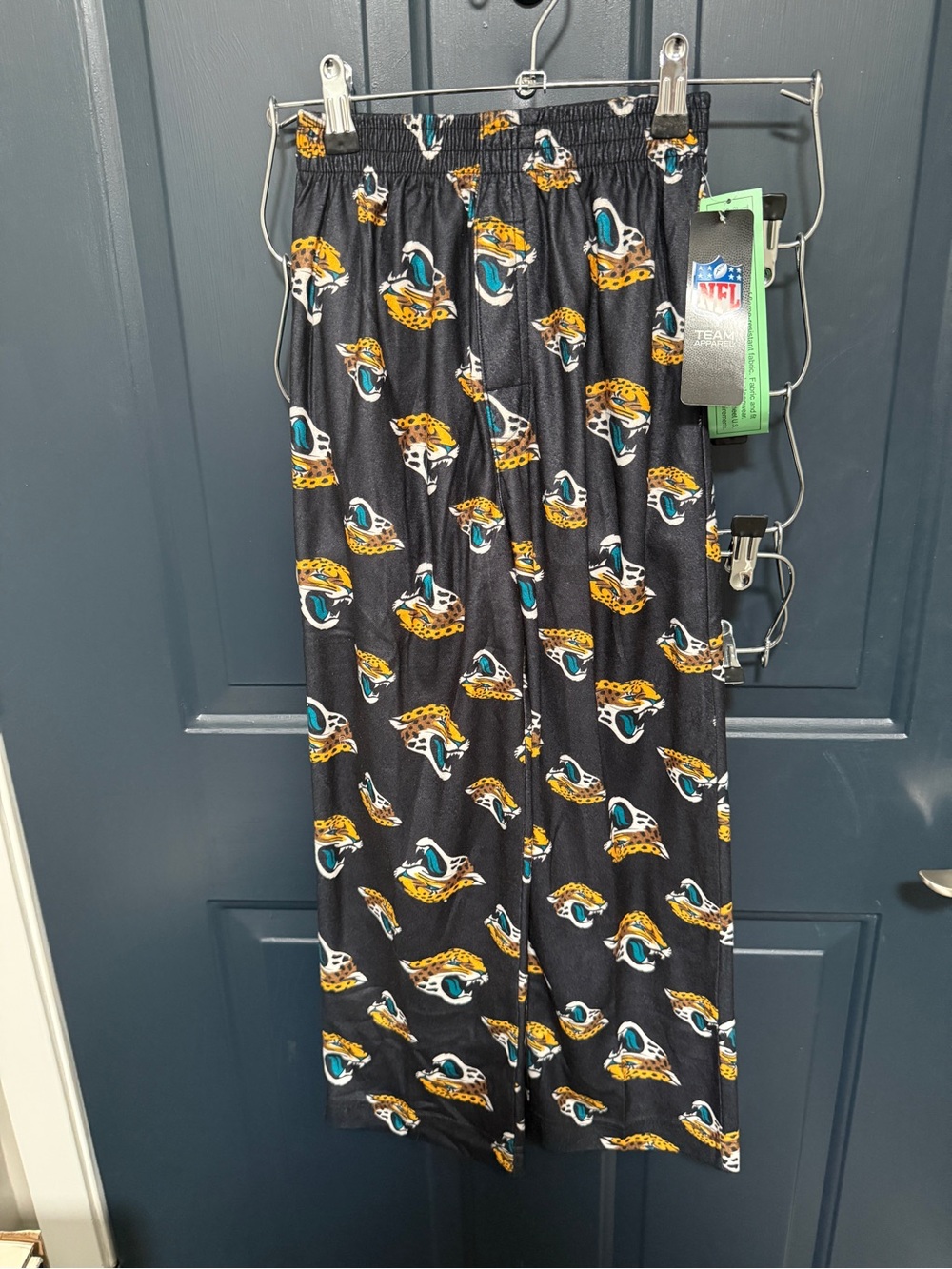 NFL Jacksonville Jaguars Black Teal Gold Youth Lounge Pants